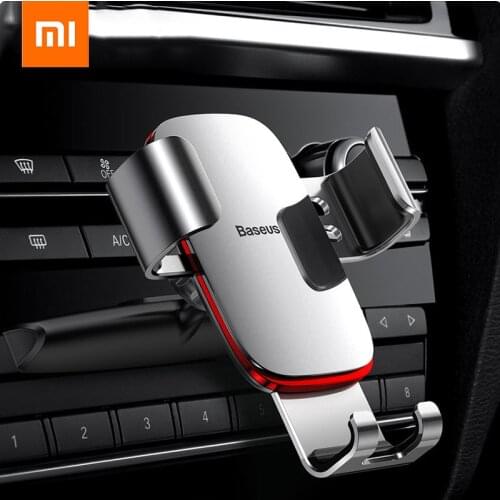 Xiaomi Car Phone Holder for Car Air Vent / CD Slot Mount Phone Holder Stand for IPhone Samsung Metal Gravity Mobile Phone Holder