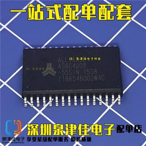 100% Original New AS6C4008 AS6C4008-55SIN SOP32