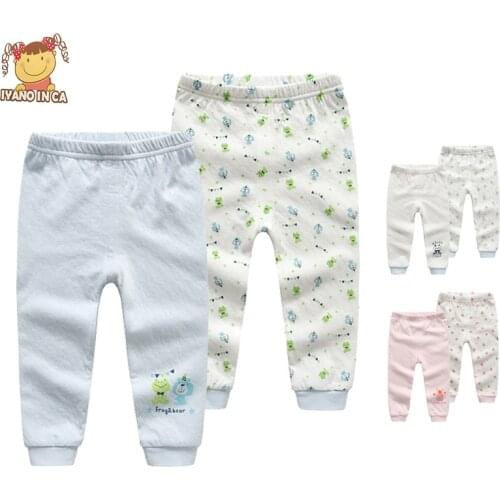 2pcs/set Baby Pants Winter Autumn Spring Long Trousers Baby Girls Boys Leggings Newborn Cotton Clothes Baby Infant PP Pants