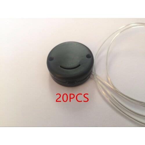 20PCS 2*CR2032 Round Coin Button Cell Battery Storage Box Button Battery Holder Case Box Adapter With Wire ON/OFF Switch Leads