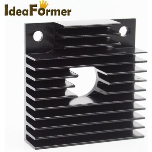 MK7/MK8/MK9 Aluminum Heat Sink Black Radiator Fins 40*40*11mm Cooling Fin Stepper Motor Radiator Heat Dissipation Extruder