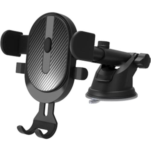 Car Suction Cup Phone Holder 3-In-1, Retractable Mobile Holder, Large-Screen Smartphone Car Holder