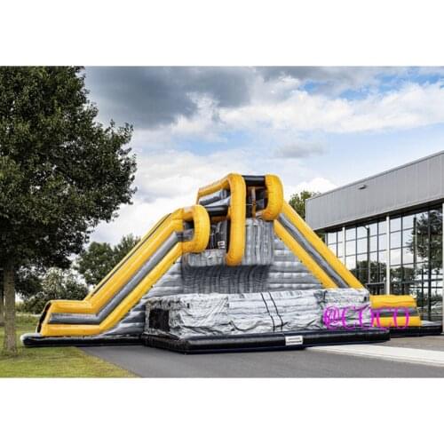 Free shipping to door,8x3x2.5m giant inflatable obstacle course,super run big balls obstacle jumping sport game, wipeout game