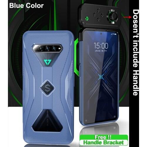 For Xiaomi Black Shark 4 Pro Case Soft Back Cover BlackShark 4 Gaming Phone Professional Shell + Handle Dedicated Slide Bracket
