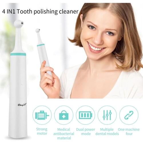 4 In 1 Dental Calculus Plaque Remover Tool Kit USB Teeth Whitening Tooth Scraper Tartar Removal Stain Eraser Polisher Cleaner 38