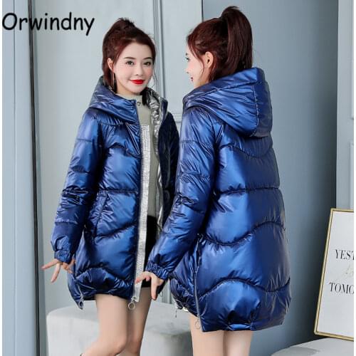 Orwindny Long Winter Jacket Women Hooded Snow Wear Warm Parka Female Padded Clothing Plus Size S-3XL New Fashion Coats Woman