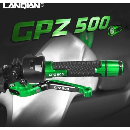 For Kawasaki GPZ500S EX500R Motorcycle Brake Clutch Levers Handlebar hand Grips ends GPZ 500S EX 500R 1990-2009 2006 2007 2008