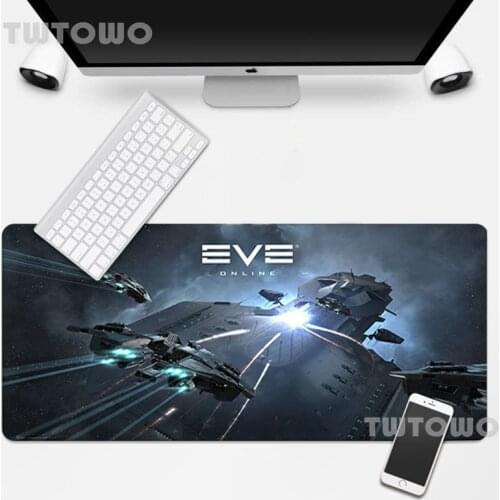 Eve Online Mousepad MousePads Desktop Mouse Pad MousePad Keyboard Pad Soft Natural Rubber Computer Custom Carpet Office