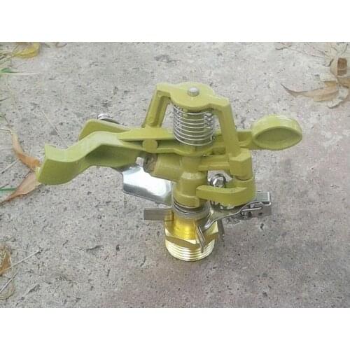 Hot wholesale 3/4" DN20 360 gear drive Brass Garden sprinkler Lawn irrigation sprayer Impact drive Sprinkler Heads