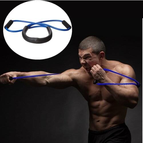 MMA Shadow Boxing Resistance Band Rubber Speed Training Pull Rope Muay Thai Karate Crossfit Workout Power Strength Equipment