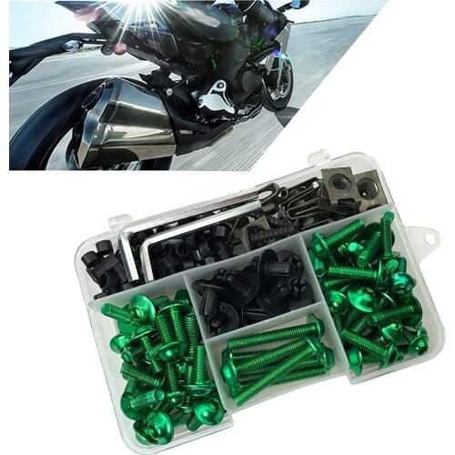 Motorcycle Fairing Bolt Kit CNC Complete Bodywork Screws Windscreen Washers Nuts Fastener Clip for BMW F800ST 2006 - 2013