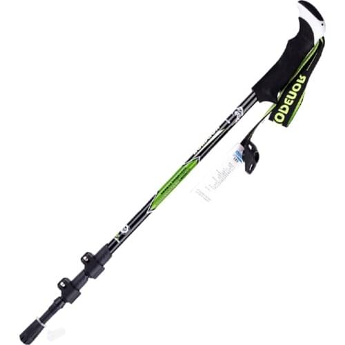 Mountaineering Stick Climbing Camping Hiking Pole with Antislip EVA Handle