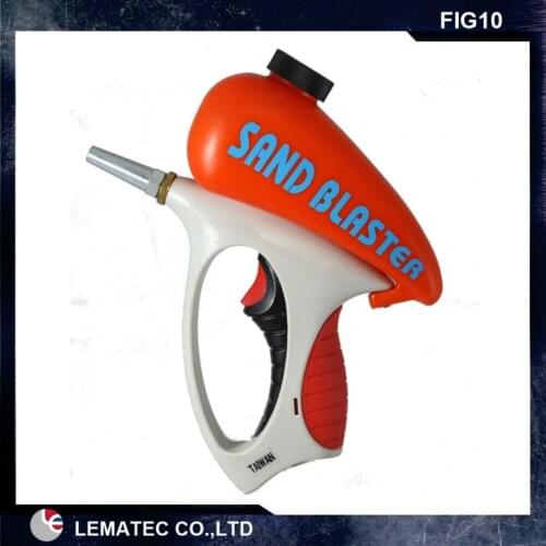 LEMATEC Ergonomic Design Rust Nemesis Sandblasting Gun Sand blaster to Sand blasting Gun Taiwan Made Air Tools