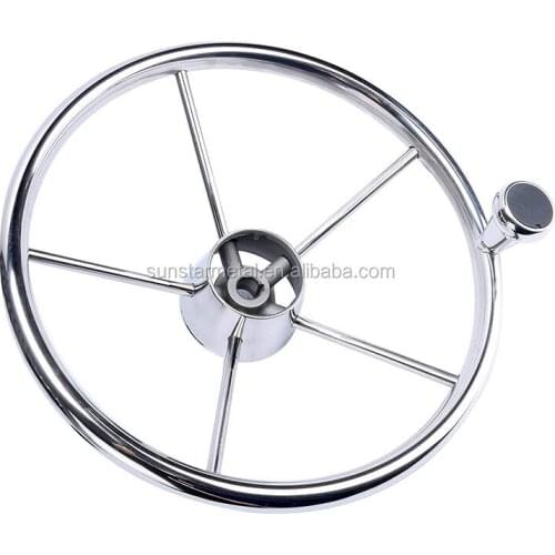 Stainless steel Boat Marine Boat Steering Wheel Control Knob
