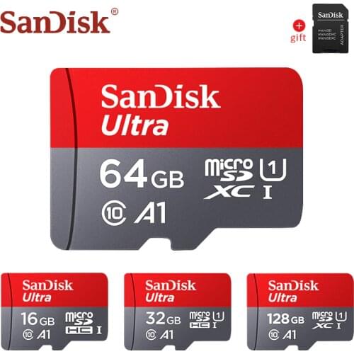 SanDisk micro sd card 64gb TF card class 10 memory cards A1 tarjeta micro sd 128GB carte sd 32gb microsd 16gb cartao de memoria