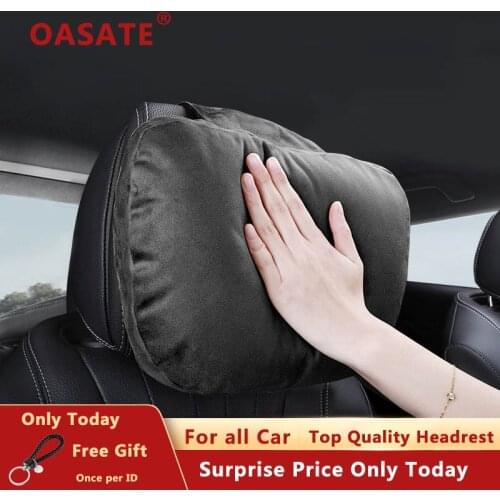 Top Quality Car Headrest Neck Support Seat / Maybach S Class Design Soft Universal Car Pillow Neck Rest Cushion Lumbar support