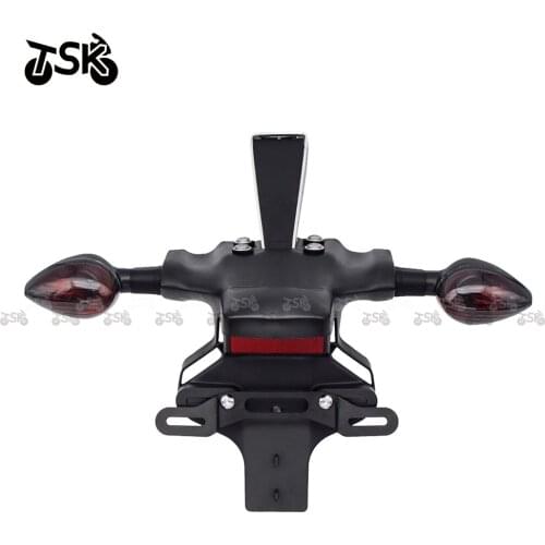 For YAMAHA YZF R6 2017 2020 18 19 Rear Fender Mudguard Cover License Registration Plate Taillight Bracket Motorcycle Accessories