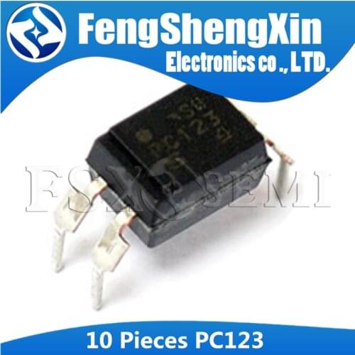 10PCS PC123 DIP4 DIP PC123B DIP-4 DEVICE SPECIFICATION FOR PHOTOCOUPLER IC