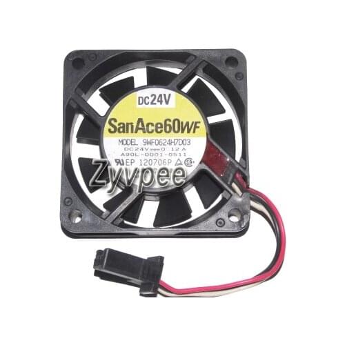 60x60x15MM 9WF0624H7D03 24V 0.12A 3Wires A90L-0001-0511 Fanuc Fan