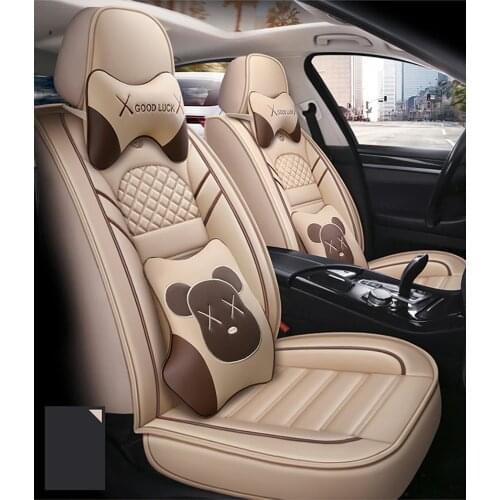 Kalaisike Leather Universal Car Seat covers for Hyundai all models i30 ix25 ix35 i40 accent azera solaris lantra elantra terraca
