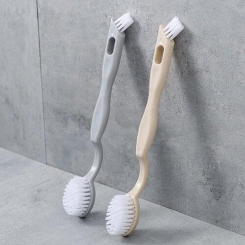 White Shoes Cleaner Double-end Shoe Brush Cleaner Cleaning Sneaker Multifunction Cleaning Brush Kitchen Bathroom Tool Boot Brush