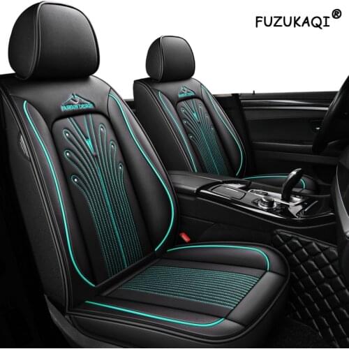 FUZHKAQI Leather car seat covers for skoda octavia a5 rs 2 a7 rs superb 2 3 kodiaq fabia 3 yeti accessories covers for vehicle