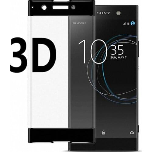 For Sony Xperia XA2 Ultra XA1 Ultra 3D full Cover tempered Glass Screen Protector film for Sony Xperia XA1 Plus XA2 Plus Dual