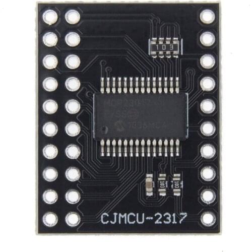 MCP23017 Serial Interface Module IIC I2C SPI MCP23S17 Bidirectional 16-Bit I/O Expander Pins 10Mhz Serial Interface Module