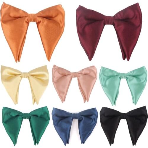 Fashion Bow Tie For Men Women Classic Big Bowtie For Party Wedding Bowknot Adult Mens Bowties Cravats Red Yellow Tie