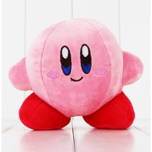 13cm Game Star Kirby Soft Stuffed Animal Doll Fluffy Pink plush Doll for childrens Gift