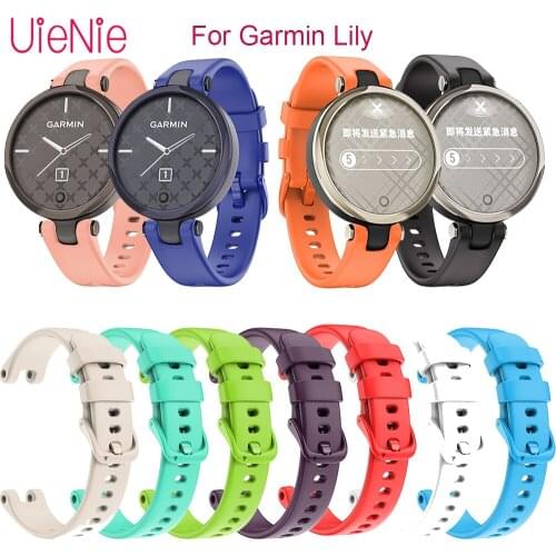 Soft Silicone Strap Watchband For Garmin Lily Wristband Replacement Band For Garmin Lily Bracelet Band WristStrap Watchband