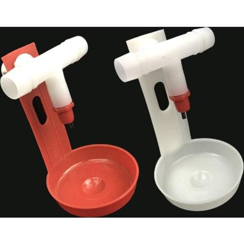 5 Pcs Chicken Drinking Spring Tee Nipple Drinkers Ball Drinking Fountain Connecting Hoses Chicken Drinking Water Equipment