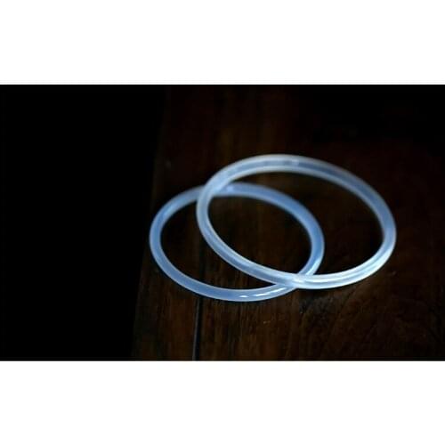 Natural Brazilian Agate Bracelet White Narrow Strip Ice Chalcedony Bracelet ab03