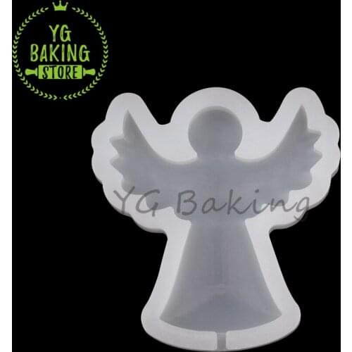 New Arrival Angel Design Epoxy Resin Silicone Mold Chocolate Lollipop Cake Mould Cake Decorating Tool Kitchen Accessories