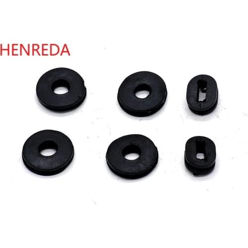 Motorcycle plastic side cover rubber seal motorbike grommet pads for Suzuki GN125 GS125 EN125 GN250 GN400 GS550 GT750 RV90