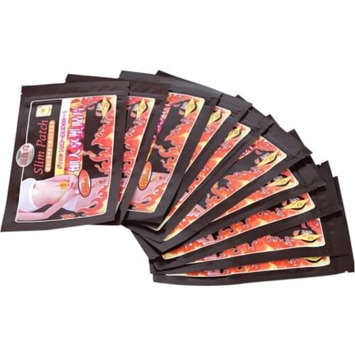 10Pcs Weight Loss Slimming Patch Waist Slimming Fat Burn Adhesive Sheet Navel Patch Navel Sticker Burning Fat Health Care