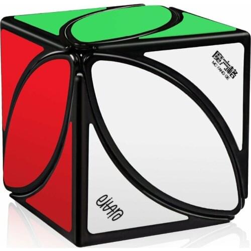Qiyi MoFangGe Maple Speed Cube FengYe Skew Cube Puzzle Twist Eitan Ivy Leaf 56mm Pack With Color Box 1Pcs Safe ABS Ultra-Smooth