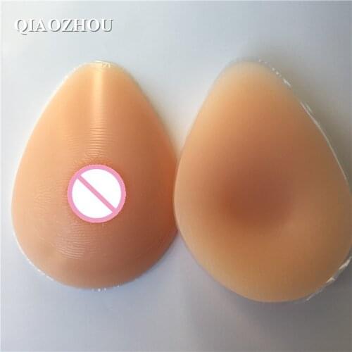 500g small A cup fake boos realistic silicone breast form mastectomy transgender crossdressing soft real teardrop