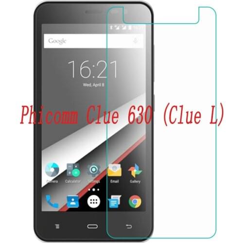Smartphone Tempered Glass for Phicomm Clue 630 (Clue L) 9H Explosion-proof Protective Film Screen Protector cover phone
