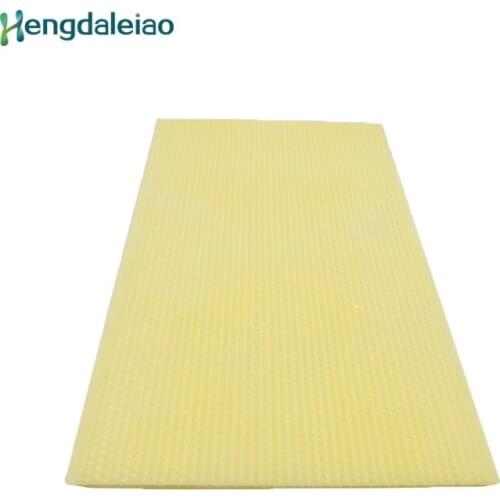 10pcs/box Factory Outlets Beekeeping Tools Yellow Plastic Bee Honey Comb/Bee Foundation for Sale