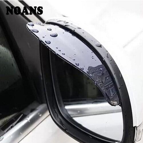 2pcs For Lexus Honda Civic Opel astra h j Mazda 3 6 Kia Rio Ceed Volvo Car Rain Eyebrow Rear View Mirror Sticker