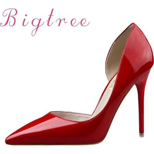 2021 sexy summer womens silver high heel shoes high heeled 10.5cm patent leather elegant ladies office OL black pumps shoes