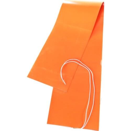 240V 3400W 380*2140*1.5mm silicone band heater for machine 1000mm lead wire