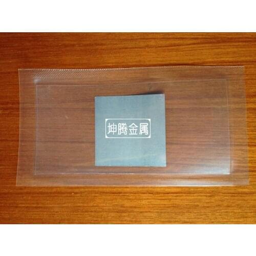 4Pcs Indium Sheet, Indium Foil, Indium Film, Indium Paper 64mm*64mm*0.1mm, Laser Heat Dissipation Coating Electrode Material