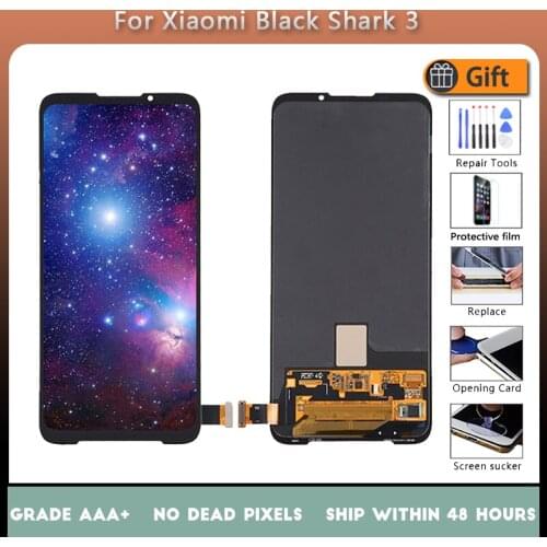 6.67" Super Amoled For Xiaomi Black Shark 3 KLE-H0 KLE-A0 LCD Display Screen+Touch Digitizer