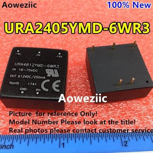 Aoweziic URA2405YMD-6WR3 URA2405YMD URA2405 New Original DIP Input: 9-36V Dual Regule Output: +5V 0.6A,-5V -0.6A DC-DC Isolate