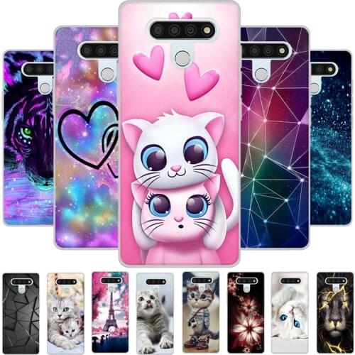 For LG Stylo 6 Case LMQ730TM Cartoon Patined For LG Stylo 6 6.8" Phone Cover Silicon Soft TPU Bumper full Protective
