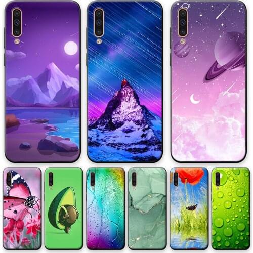 For Samsung A50S Case Cool Phone Case For Samsung Galaxy A50S Soft TPU Silicone Case For Samsung A50S a50S A50s Scenery Capa 6.4