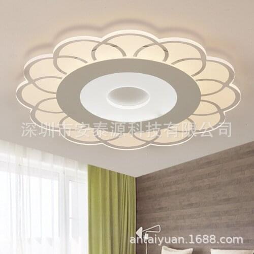 Decorative ceiling lights lotus flower crystal light Bedside Aluminum Ceiling Lamp Fixtures ceiling lamp luminaria