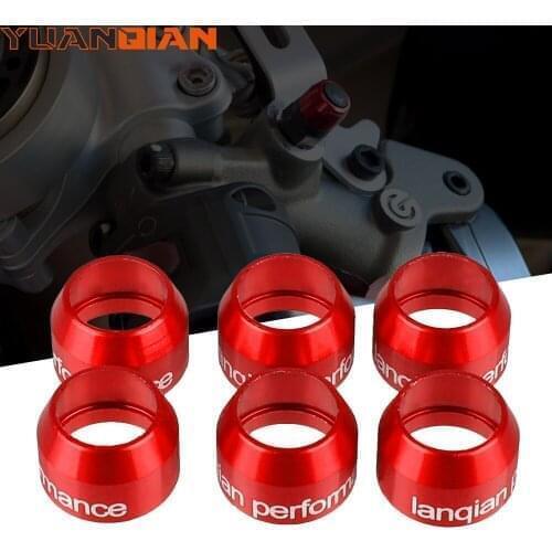 Motorcycle Billet Bleed Valve Cover Kit For Ducati MULTISTRADA 1260 Enduro MULTISTRADA 950 S SUPERBIKE Panigale V4 R 2019 2020